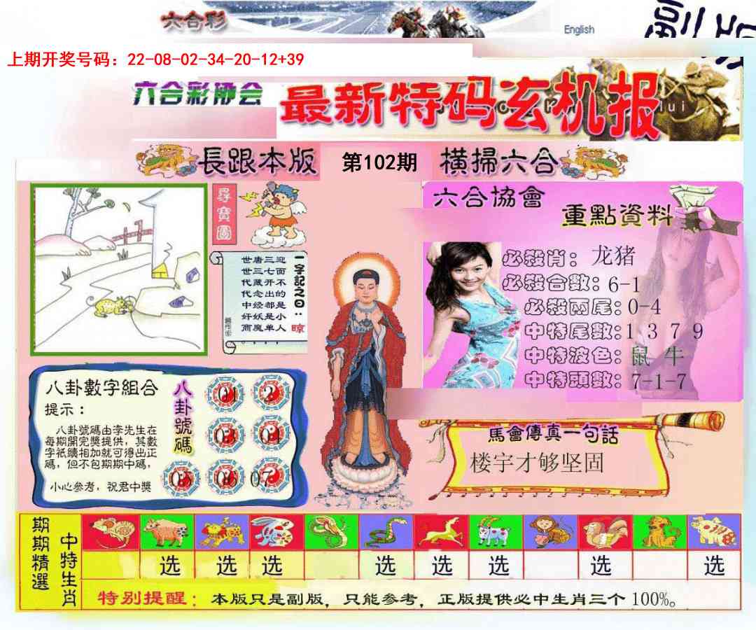 102期九龍内幕玄机报[图]